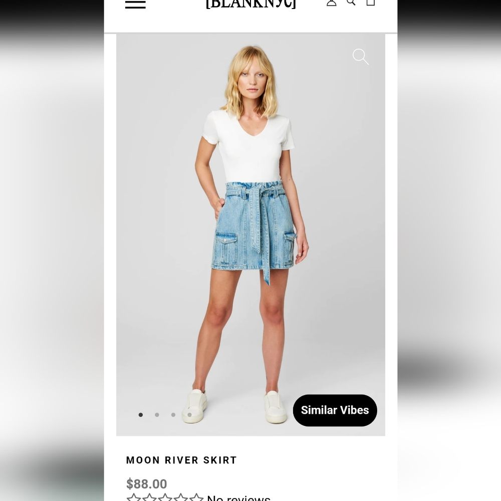 Denim skirt